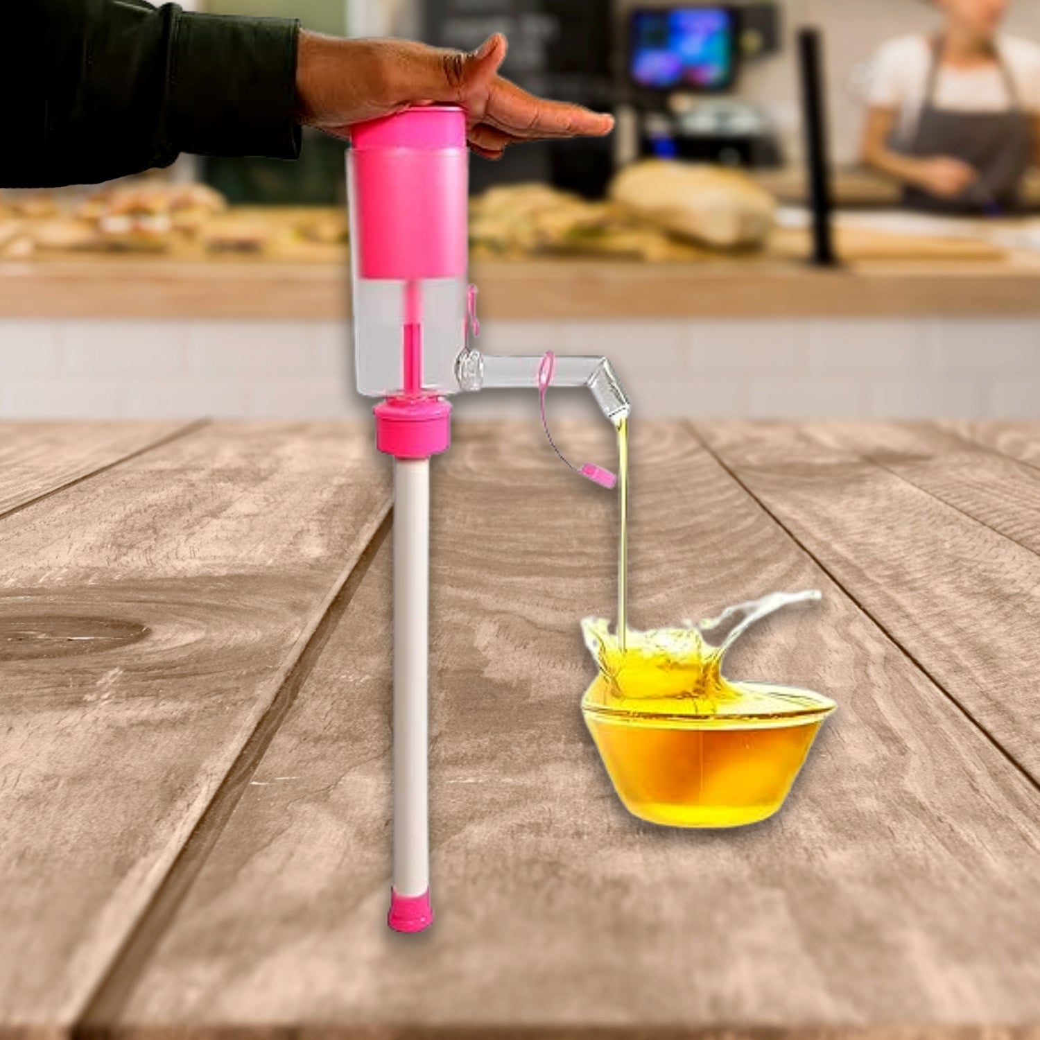 Hand Press Oil Extractor| Plastic Push Oil Pump for Removal of Oil and Liquids Hand Press Oil Extractor| Plastic Push Oil Pump for Removal of Oil and Liquids